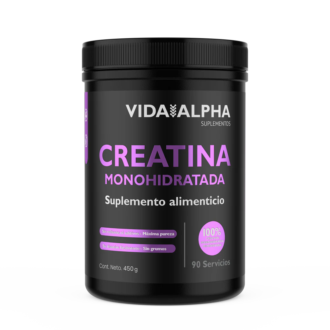 Creatina Monohidratada Micronizada Vida Alpha